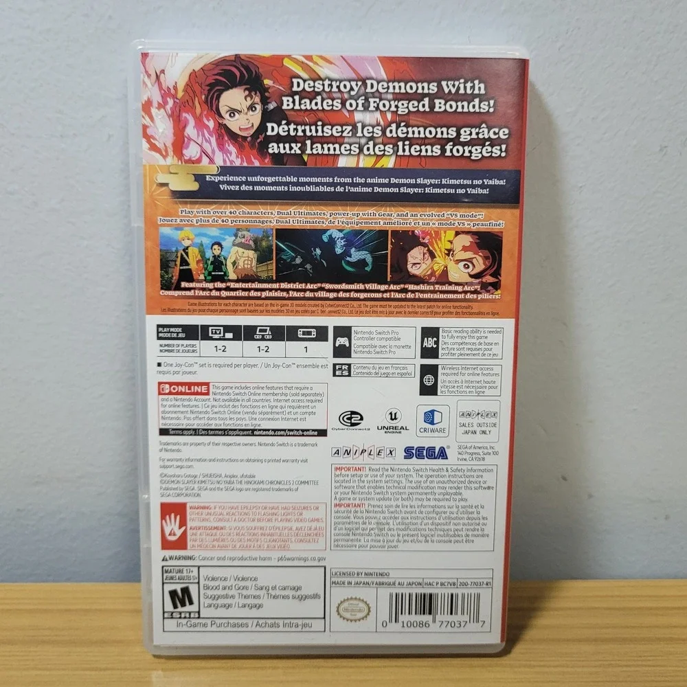 Demon Slayer - Kimetsu no Yaiba- The Hinokami Chronicles 2 Nintendo Switch